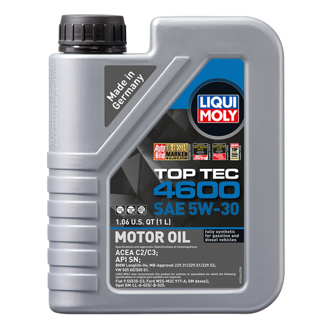 LIQUI MOLY 1L Top Tec 4600 5W-30 Motor Oil (20446)