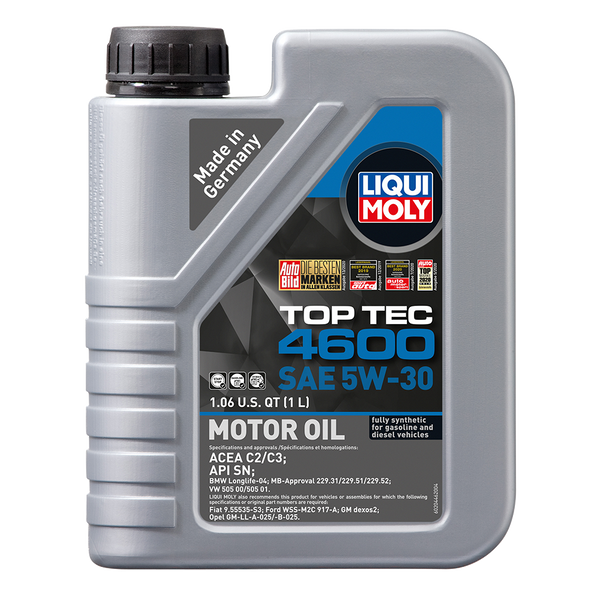 LIQUI MOLY 1L Top Tec 4600 5W-30 Motor Oil (20446) – MAPerformance