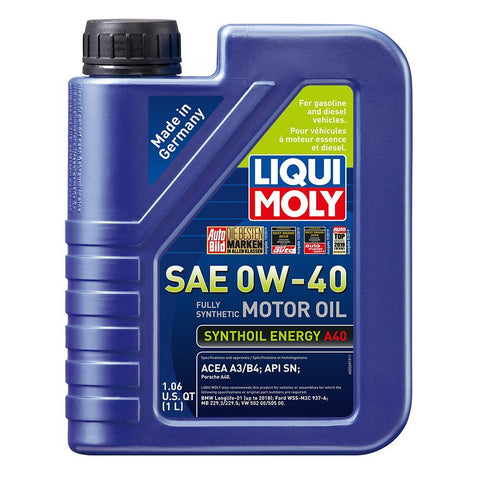 LIQUI MOLY 1L Synthoil Energy A40 Motor Oil SAE 0W-40 (2049)