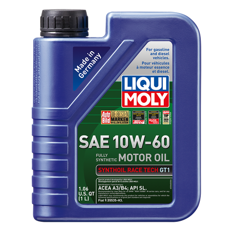 LIQUI MOLY 1L Synthoil Race Tech GT1 Motor Oil 10W-60 (2068)