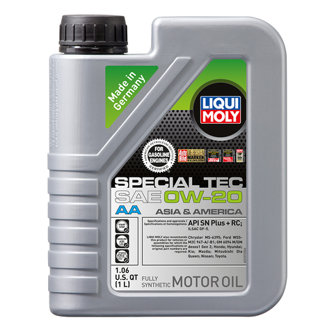 LIQUI MOLY 1L Special Tec AA Motor Oil 0W-20 (2207)