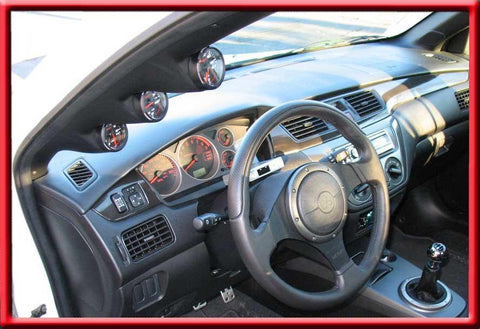 Lotek A-Pillar Triple Gauge Pod | 2003-2006 Mitsubishi Evo 8/9 (EvoPod 8/9)