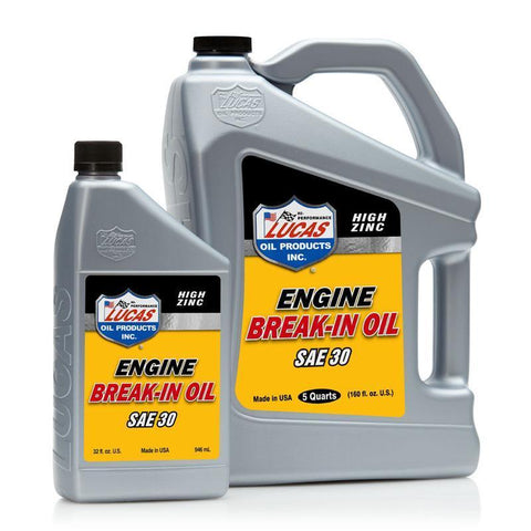 Lucas Oil SAE 30wt Racing Engine Break-in Oil