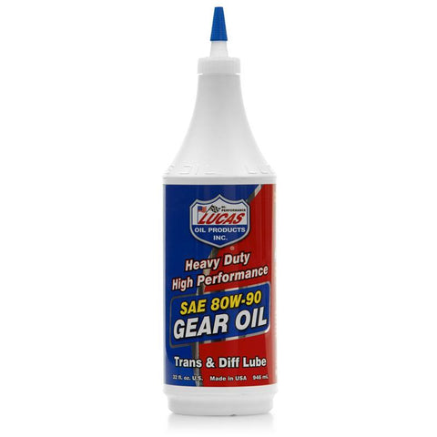 Lucas Oil SAE 80W-90 Heavy Duty Gear Oil - 1 Quart (10043)