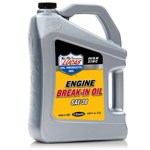 Lucas Oil SAE 30wt Racing Engine Break-in Oil