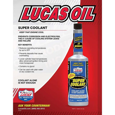 Lucas Oil Super Coolant - 1 Pint (10640)