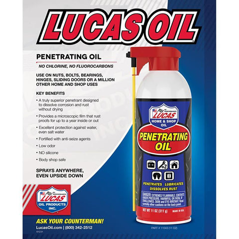 Lucas Oil Penetrating Oil Aerosol - 11 oz (11043)