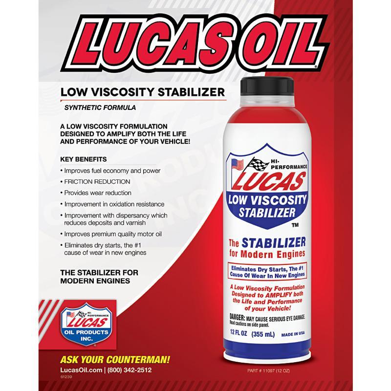 Lucas Oil Heavy Duty Oil Stabilizer (1 Liter / 946ml) - 10001 - Reduces Engine Wear & Eliminates Dry Starts