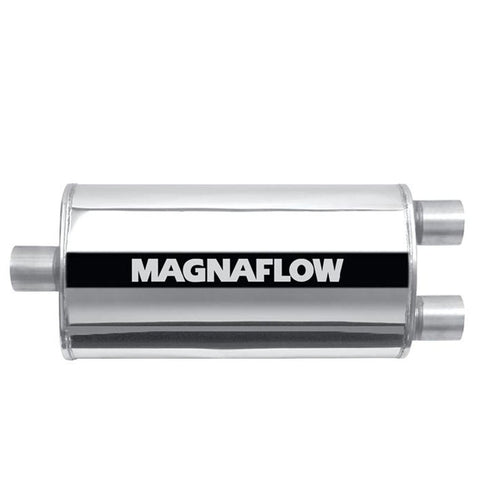 High Flow Stainless Steel Muffler Single/Dual In/Out 2.5 2.5Inch by MagnaFlow - Modern Automotive Performance
