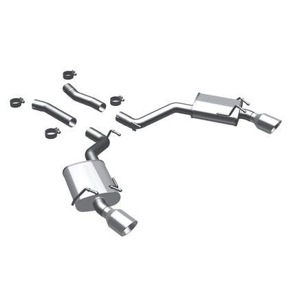 MagnaFlow Street Series Axle Back Stainless Cat Back Exhaust (10-13 Camaro 6.2L V8) - Modern Automotive Performance
