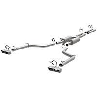 2009-2013 Challenger R/T Hemi Cat Back Exhaust; Competition Series; Dual Split Rear Exit by Magnaflow (15133)