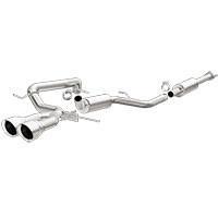 2013-2014 Ford Focus Cat Back Exhaust; Dual Center Rear Exit by Magnaflow (15155) - Modern Automotive Performance
