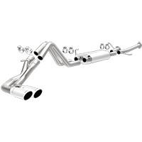 2014 Toyota Tundra V8 4.6L/5.7L Cat Back Exhaust; Dual Same Side Before Passenger Rear Exit by Magnaflow (15306) - Modern Automotive Performance
