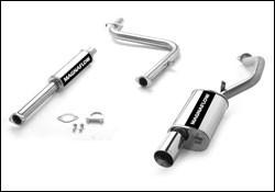 2001-2005 Mitsubishi Eclipse Cat Back Exhaust; Single Rear Exit by Magnaflow (15744) - Modern Automotive Performance
