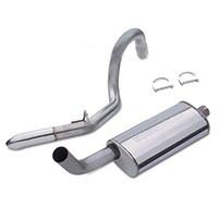 1991-1995 Jeep Wrangler Cat Back Exhaust; Single Straight Passenger Side Rear Exit by Magnaflow (15853) - Modern Automotive Performance

