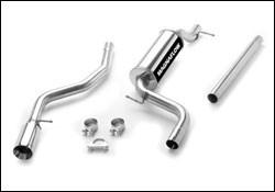 2004-2008 Ford Focus Cat Back Exhaust; Single Rear Exit by Magnaflow (15864)