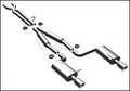 2004-2006 Audi S4 Cat Back Exhaust; Dual Split Rear Exit by Magnaflow (16586) - Modern Automotive Performance
