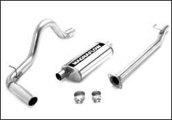 2005-2013 Toyota Tacoma Cat Back Exhaust; Single Passenger Side Rear Exit by Magnaflow (16625) - Modern Automotive Performance
