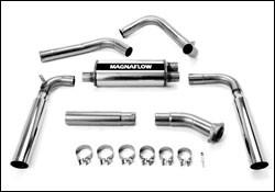 1983-1992 Camaro/Firebird Cat Back Exhaust; Dual Split Rear Exit by Magnaflow (16829) - Modern Automotive Performance
