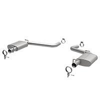 2009-2012 Dodge Challenger Axle Back Exhaust; Street Series; Dual Split Rear Exit; Reuses OE Tips by Magnaflow (16894) - Modern Automotive Performance
