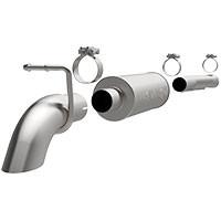 2012-2014 Jeep Wrangler JK Unltd V6 3.6L Cat Back Exhaust; Turn Down In Front Of Rear Tire by Magnaflow (17144) - Modern Automotive Performance
