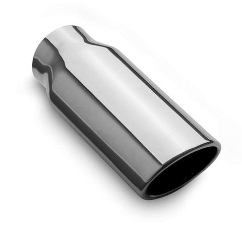 Stainless Steel Exhaust Tip 2.25" Inlet 7.5" Long Oval 3.2/2.5 by MagnaFlow - Modern Automotive Performance
