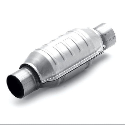 Universal High-Flow Catalytic Converter Round 2" In/Out by MagnaFlow - Modern Automotive Performance
