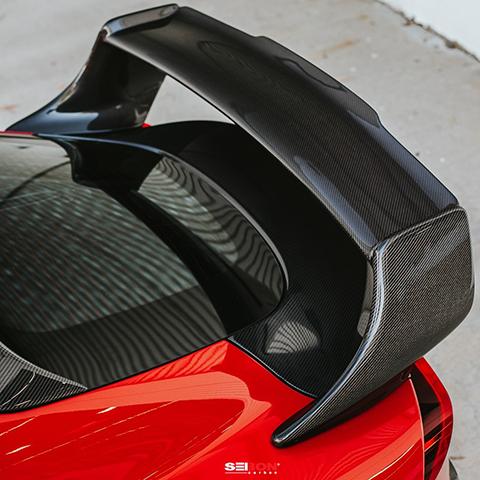 Seibon TD-Style Carbon Fiber Rear Spoiler | 2020-2026 Toyota Supra (RS20TYSUP-TD)