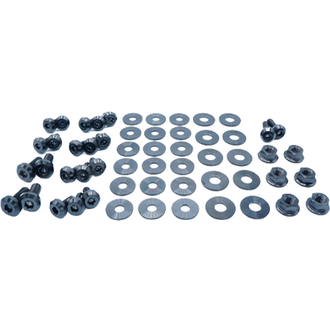 Dress Up Bolts Stage 1 Titanium Engine Bay Kit | 2015-2021 Dodge Charger (DOD-003-Ti-XXX)