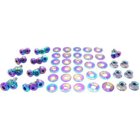 Dress Up Bolts Stage 1 Titanium Engine Bay Kit | 2015-2021 Dodge Charger (DOD-003-Ti-XXX)