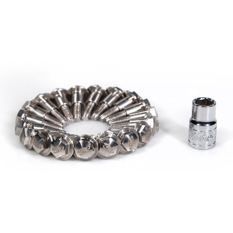 MAPerformance Evo X Valve Cover Hardware | 2008-2015 Mitsubishi Evo X (EVOX-VCH-SS/TI)