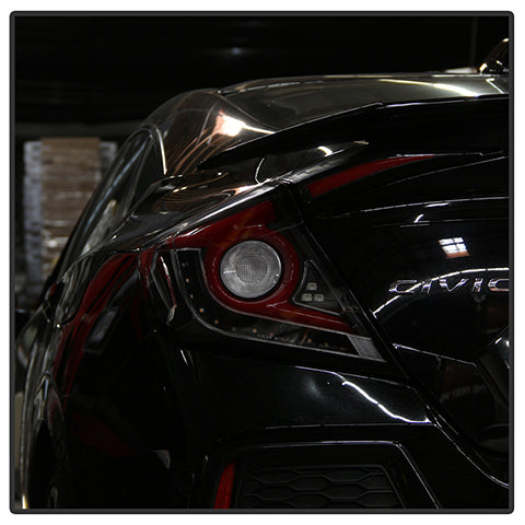 Spyder Light Bar LED Tail Lights | 2016-2019 Honda Civic 4DR (5086051)