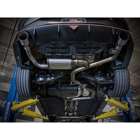 aFe Power Takeda 3" Stainless Steel Axle-Back Exhaust System | 2022-2023 Hyundai Elantra N (49-37027)