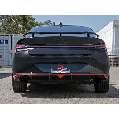 aFe Power Takeda 3" Stainless Steel Axle-Back Exhaust System | 2022+ Hyundai Elantra N (49-37027)