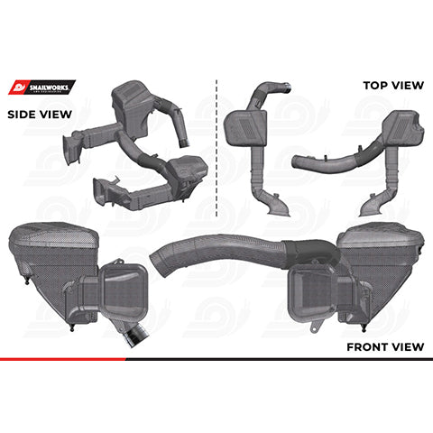 AMS Performance Carbon Intakes | 2015-2018 BMW M3 and 2015-2020 BMW M4 (AMS.39.08.0001-1)