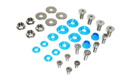 ZSPEC Trunk Area Stainless/Billet Fastener Kit | 2022+ Toyota GR86/Subaru BRZ (00843612123862)