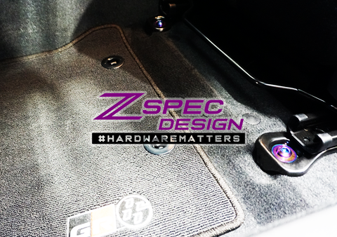 ZSPEC Front Seats Titanium Fastener Kit | 2022+ Toyota GR86/Subaru BRZ (00843612124210)