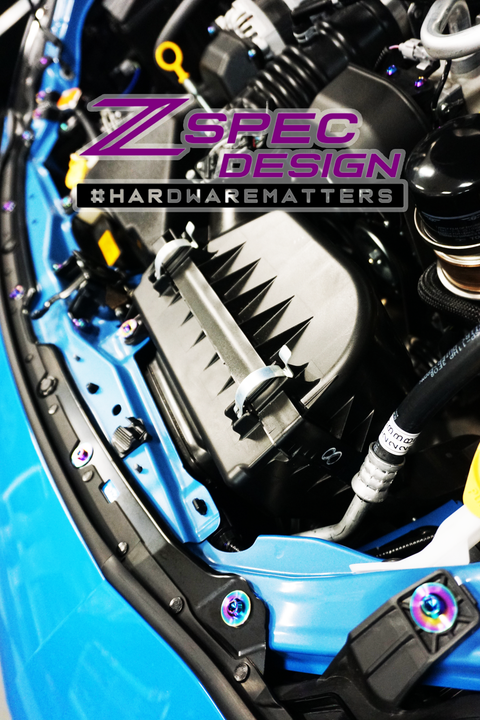 ZSPEC "Stage 2" Dress Up Bolts® Titanium Fastener Kit | 2022+ Toyota GR86/Subaru BRZ (00843612124289)