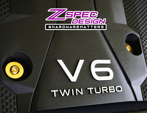 ZSPEC "Stage 1" Dress Up Bolts® Titanium Hardware Kit | 2023+ Nissan Z 3.0TT (00843612107060)