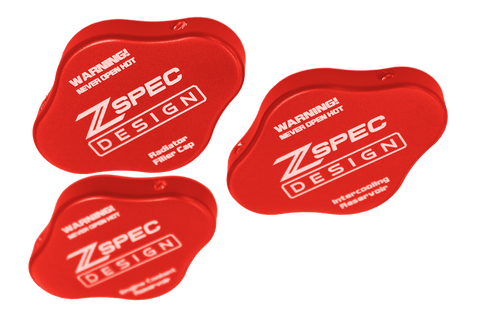 ZSPEC Billet Fluid Reservoir Cap Covers Set | 2023+ Nissan Z (00843612186911)