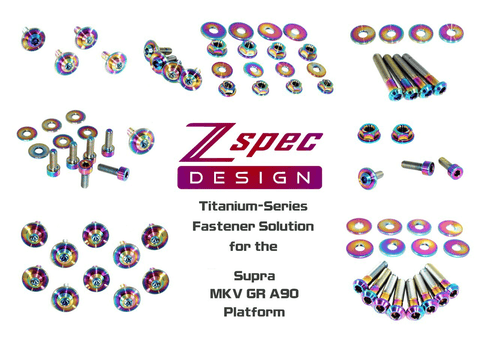 ZSPEC "Stage 2" Titanium Fastener Kit | 2020+ Toyota Supra (00843612148087)