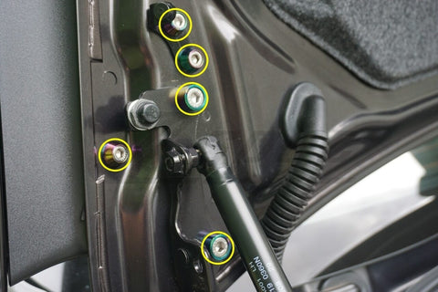 ZSPEC Trunk-Area Stainless/Billet Fastener Kit | 2008-2013 Mitsubishi Evo X (00843612199904)