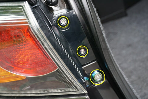 ZSPEC Trunk-Area Stainless/Billet Fastener Kit | 2008-2013 Mitsubishi Evo X (00843612199904)