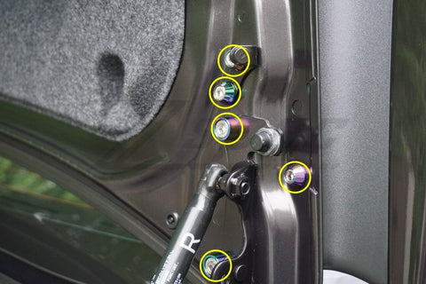 ZSPEC Trunk-Area Stainless/Billet Fastener Kit | 2008-2013 Mitsubishi Evo X (00843612199904)