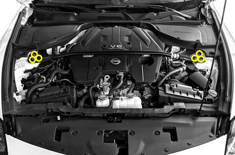 ZSPEC Strut Tower Brace/Bar Titanium Fastener Kit | 2023+ Nissan Z (00843612141590)