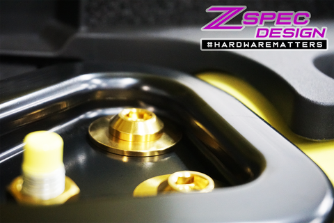 ZSPEC Strut Tower Brace/Bar Titanium Fastener Kit | 2023+ Nissan Z (00843612141590)