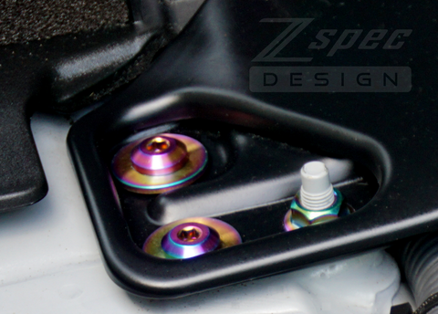 ZSPEC Strut Tower Brace/Bar Titanium Fastener Kit | 2023+ Nissan Z (00843612141590)