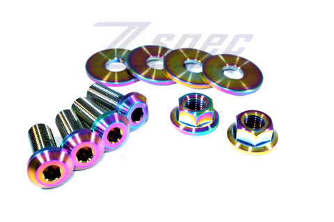 ZSPEC Strut Tower Brace/Bar Titanium Fastener Kit | 2023+ Nissan Z (00843612141590)
