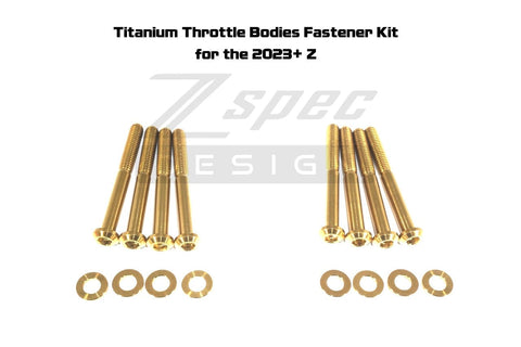 ZSPEC Throttle Bodies Grade-5 Titanium Fastener Kit | 2023+ Nissan Z (00843612141521)
