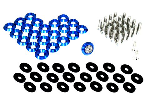 ZSPEC Fenders/Top-of-Bumper/Headlights Stainless/Billet Fasteners | 2008-2013 Mitsubishi Evo X (00843612112682)